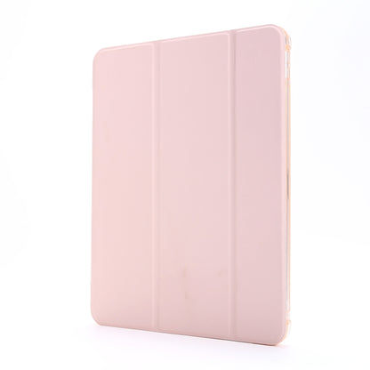 For iPad Pro 12.9 2022 / 2021 Multi-folding Horizontal Flip PU Leather + Shockproof Airbag TPU Tablet Case with Holder & Pen Slot & Wake-up / Sleep Function(Gold) - iPad Pro 12.9 (2022/2021) Cases by buy2fix | Online Shopping UK | buy2fix