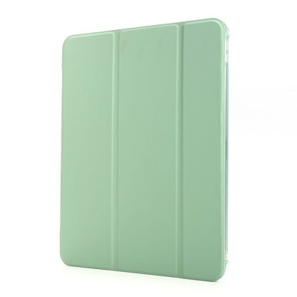 For iPad Pro 12.9 2022 / 2021 Multi-folding Horizontal Flip PU Leather + Shockproof Airbag TPU Tablet Case with Holder & Pen Slot & Wake-up / Sleep Function(Green) - iPad Pro 12.9 (2022/2021) Cases by buy2fix | Online Shopping UK | buy2fix