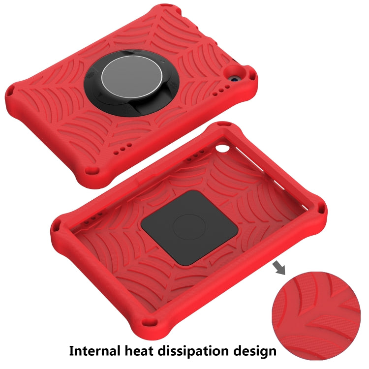 For Amazon Kindle Fire HD 8 2020 Spider King EVA Protective Case with Adjustable Shoulder Strap & Holder(Red) - Amazon by buy2fix | Online Shopping UK | buy2fix