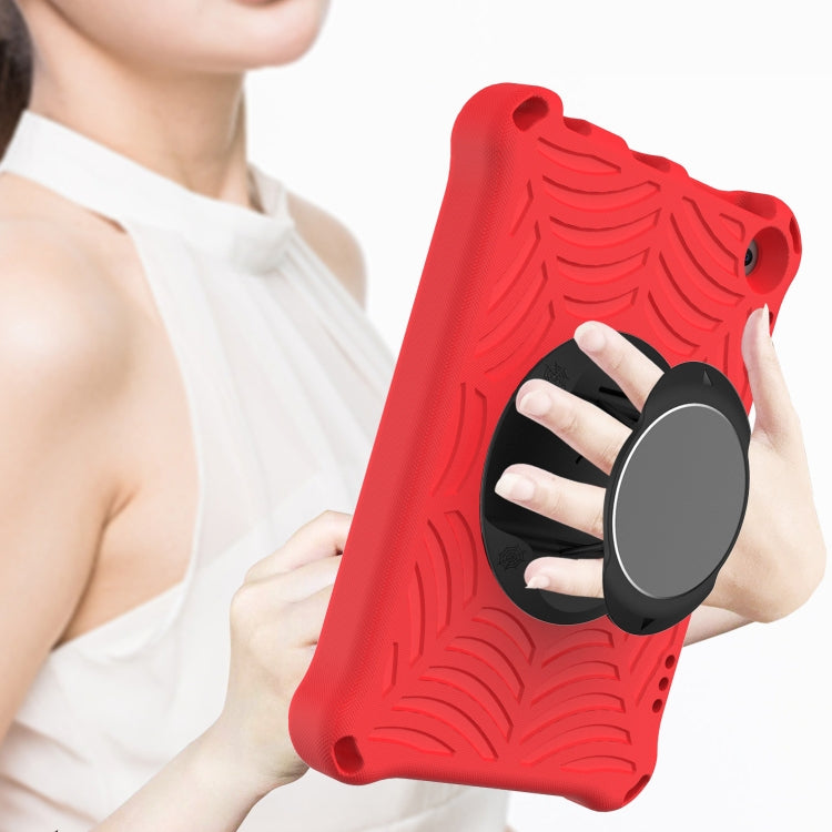 For Amazon Kindle Fire HD 8 2020 Spider King EVA Protective Case with Adjustable Shoulder Strap & Holder(Red) - Amazon by buy2fix | Online Shopping UK | buy2fix