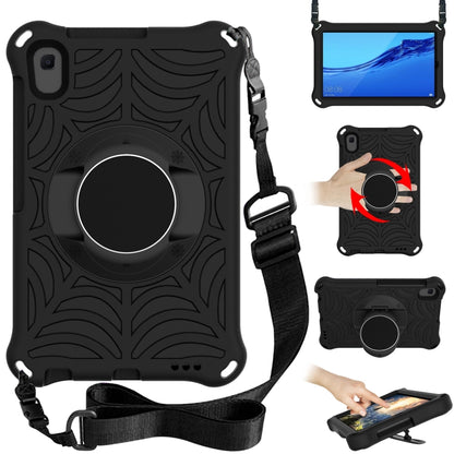 For Huawei MediaPad M5 Lite 8.0 inch Spider King EVA Protective Case with Adjustable Shoulder Strap & Holder(Black) - Huawei by buy2fix | Online Shopping UK | buy2fix