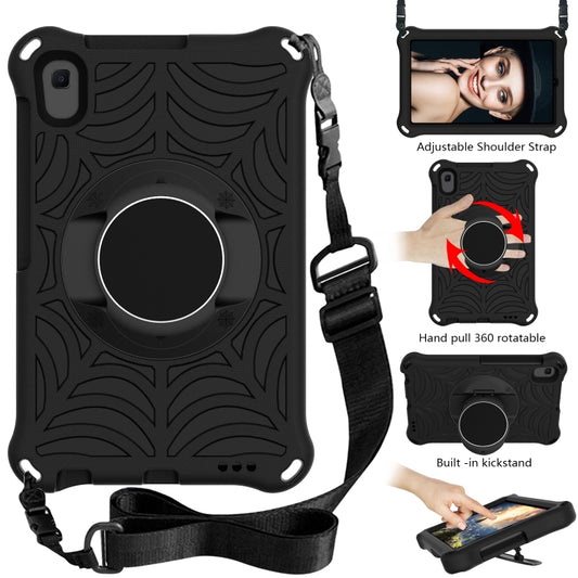For Huawei MediaPad M5 Lite 8.0 inch Spider King EVA Protective Case with Adjustable Shoulder Strap & Holder(Black) - Huawei by buy2fix | Online Shopping UK | buy2fix