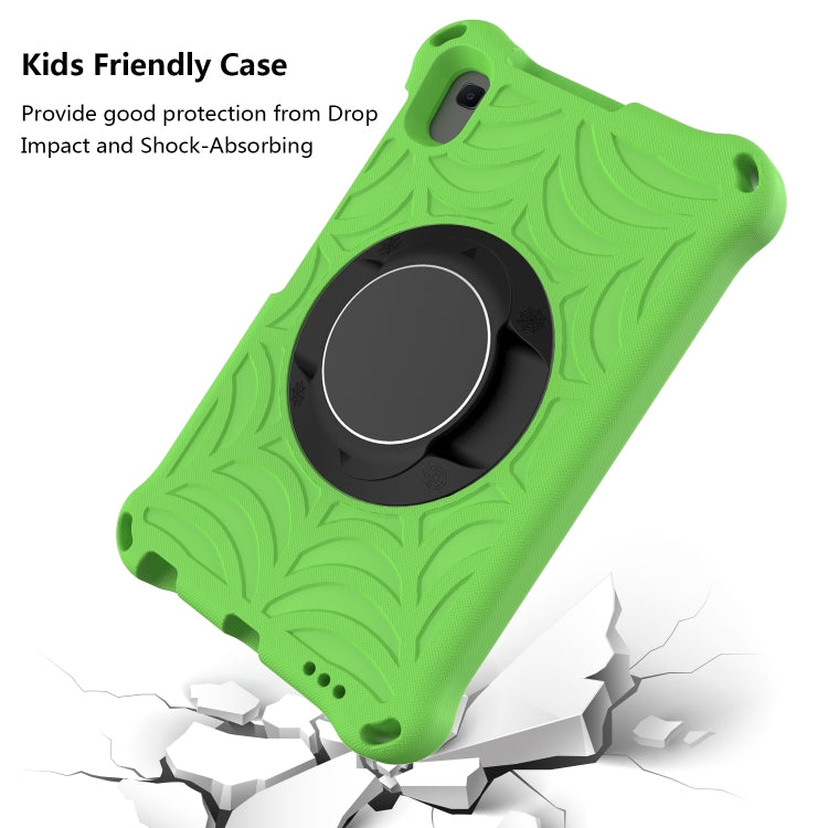 For Huawei MediaPad M5 Lite 8.0 inch Spider King EVA Protective Case with Adjustable Shoulder Strap & Holder(Green) - Huawei by buy2fix | Online Shopping UK | buy2fix
