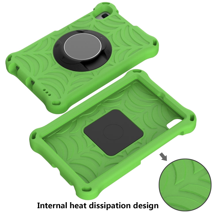 For Huawei MediaPad M5 Lite 8.0 inch Spider King EVA Protective Case with Adjustable Shoulder Strap & Holder(Green) - Huawei by buy2fix | Online Shopping UK | buy2fix