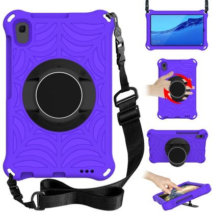 For Huawei MediaPad M5 Lite 8.0 inch Spider King EVA Protective Case with Adjustable Shoulder Strap & Holder(Purple) - Huawei by buy2fix | Online Shopping UK | buy2fix