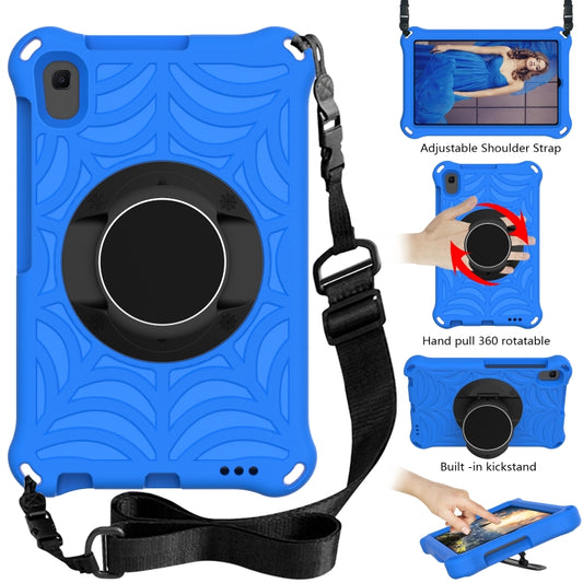 For Huawei MediaPad M6 8.4 Spider King EVA Protective Case with Adjustable Shoulder Strap & Holder(Blue) - Huawei by buy2fix | Online Shopping UK | buy2fix