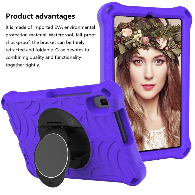 For Huawei MediaPad M6 8.4 Spider King EVA Protective Case with Adjustable Shoulder Strap & Holder(Purple) - Huawei by buy2fix | Online Shopping UK | buy2fix