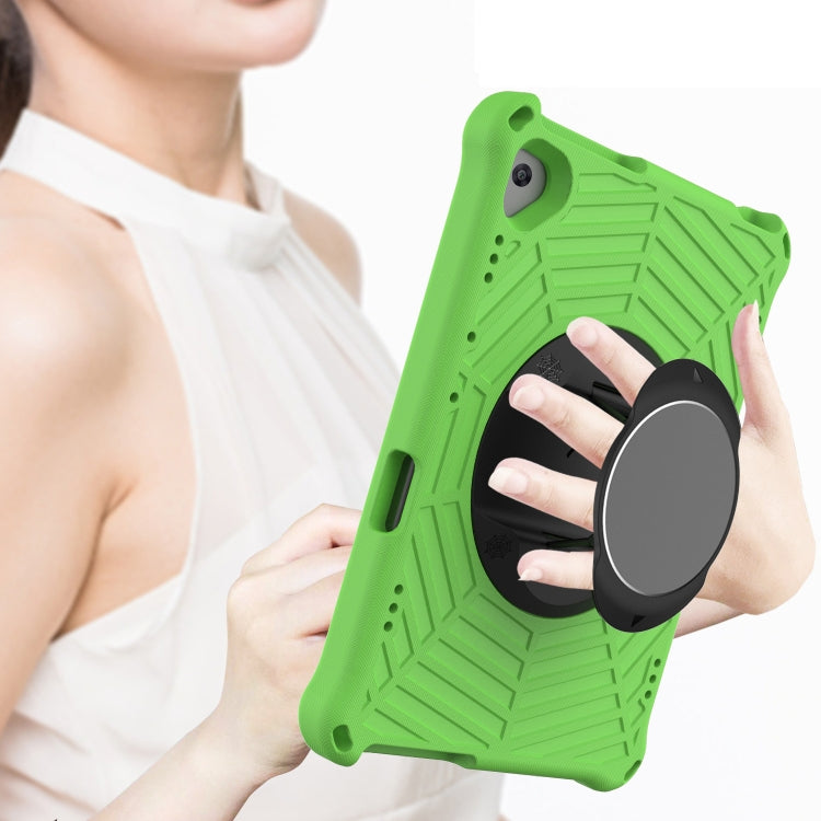 For Huawei MediaPad T5 Spider King EVA Protective Case with Adjustable Shoulder Strap & Holder(Green) - Huawei by buy2fix | Online Shopping UK | buy2fix