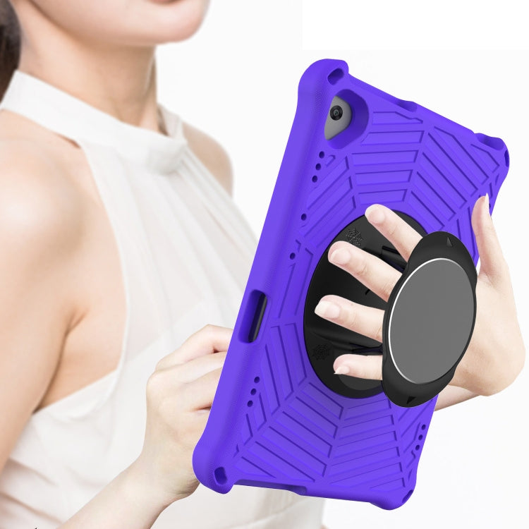 For Huawei MediaPad T5 Spider King EVA Protective Case with Adjustable Shoulder Strap & Holder(Purple) - Huawei by buy2fix | Online Shopping UK | buy2fix