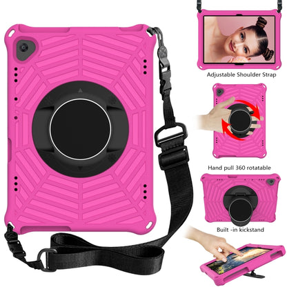 For Huawei MediaPad T5 Spider King EVA Protective Case with Adjustable Shoulder Strap & Holder(Rose Red) - Huawei by buy2fix | Online Shopping UK | buy2fix