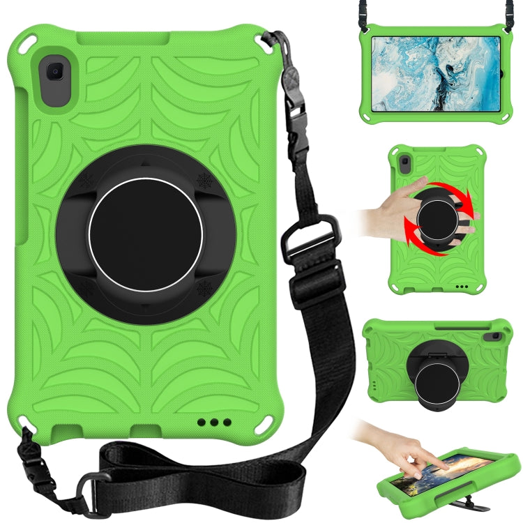 For Lenovo Tab M8 FHD TB-8505F / TB-8705X 8.0 inch Spider King EVA Protective Case with Adjustable Shoulder Strap & Holder(Green) - Lenovo by buy2fix | Online Shopping UK | buy2fix