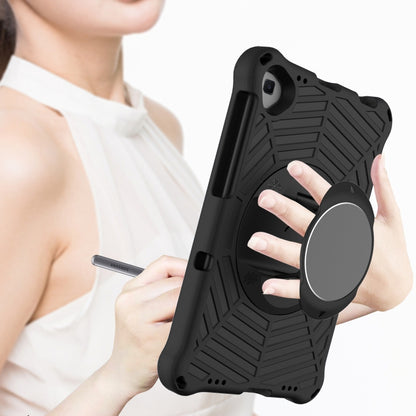 For Lenovo M10 Plus TB-X606F Spider King EVA Protective Case with Adjustable Shoulder Strap & Holder(Black) - Lenovo by buy2fix | Online Shopping UK | buy2fix