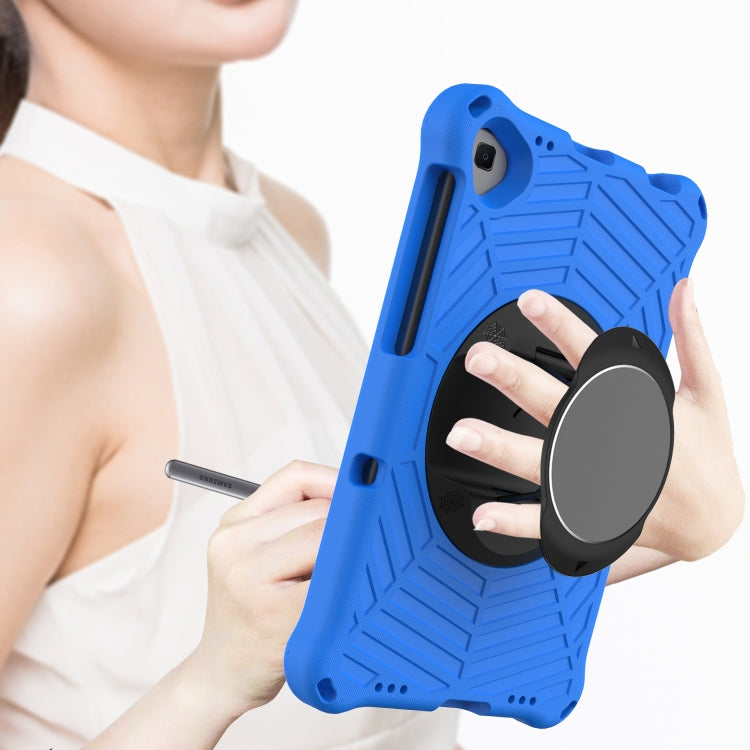 For Lenovo M10 Plus TB-X606F Spider King EVA Protective Case with Adjustable Shoulder Strap & Holder(Blue) - Lenovo by buy2fix | Online Shopping UK | buy2fix