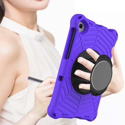 For Lenovo M10 Plus TB-X606F Spider King EVA Protective Case with Adjustable Shoulder Strap & Holder(Purple) - Lenovo by buy2fix | Online Shopping UK | buy2fix