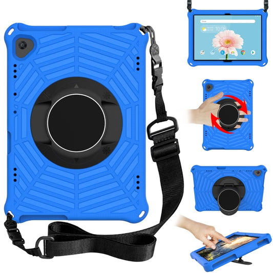 For Lenovo Tab M10 TB-X505F & TB-X605F / P10 TB-X705F Spider King EVA Protective Case with Adjustable Shoulder Strap & Holder(Blue) - Lenovo by buy2fix | Online Shopping UK | buy2fix