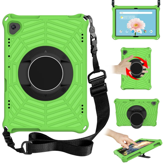 For Lenovo Tab M10 TB-X505F & TB-X605F / P10 TB-X705F Spider King EVA Protective Case with Adjustable Shoulder Strap & Holder(Green) - Lenovo by buy2fix | Online Shopping UK | buy2fix