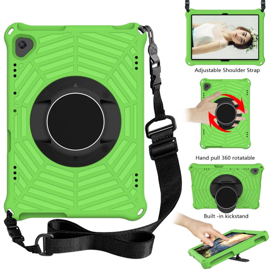 For Lenovo Tab M10 TB-X505F & TB-X605F / P10 TB-X705F Spider King EVA Protective Case with Adjustable Shoulder Strap & Holder(Green) - Lenovo by buy2fix | Online Shopping UK | buy2fix