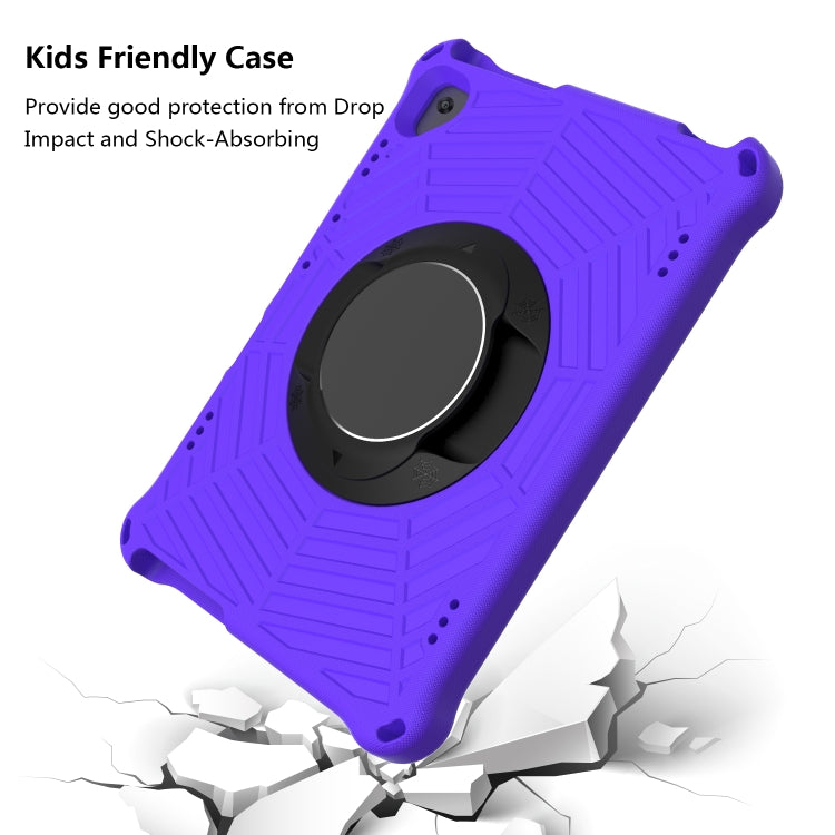 For Lenovo Tab M10 TB-X505F & TB-X605F / P10 TB-X705F Spider King EVA Protective Case with Adjustable Shoulder Strap & Holder(Purple) - Lenovo by buy2fix | Online Shopping UK | buy2fix