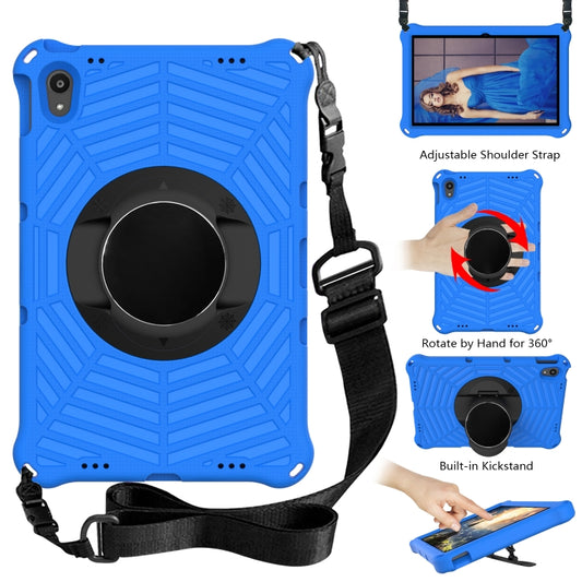 For Lenovo Tab P11 TB-J606F / XiaoXin Pad 11 Spider King EVA Protective Case with Adjustable Shoulder Strap & Holder(Blue) - Lenovo by buy2fix | Online Shopping UK | buy2fix