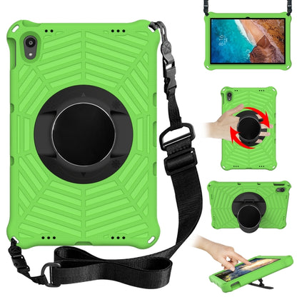 For Lenovo Tab P11 TB-J606F / XiaoXin Pad 11 Spider King EVA Protective Case with Adjustable Shoulder Strap & Holder(Green) - Lenovo by buy2fix | Online Shopping UK | buy2fix