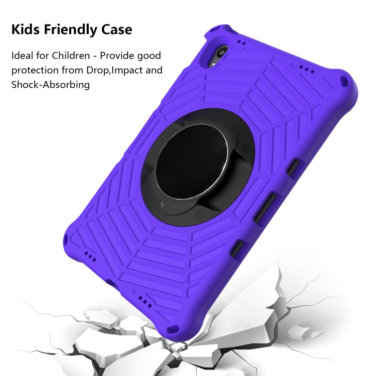 For Lenovo Tab P11 TB-J606F / XiaoXin Pad 11 Spider King EVA Protective Case with Adjustable Shoulder Strap & Holder(Purple) - Lenovo by buy2fix | Online Shopping UK | buy2fix
