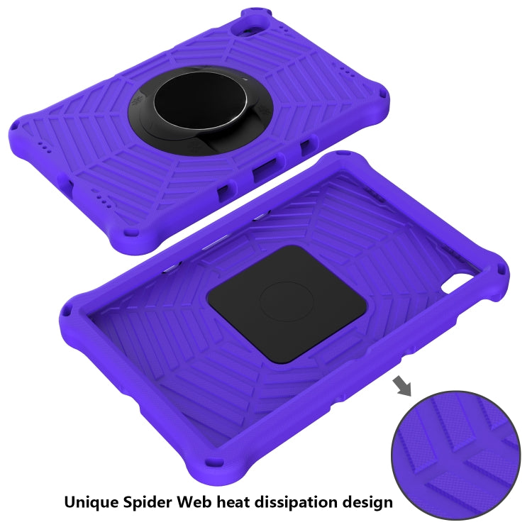 For Lenovo Tab P11 TB-J606F / XiaoXin Pad 11 Spider King EVA Protective Case with Adjustable Shoulder Strap & Holder(Purple) - Lenovo by buy2fix | Online Shopping UK | buy2fix