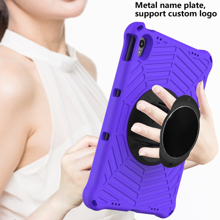 For Lenovo Tab P11 TB-J606F / XiaoXin Pad 11 Spider King EVA Protective Case with Adjustable Shoulder Strap & Holder(Purple) - Lenovo by buy2fix | Online Shopping UK | buy2fix