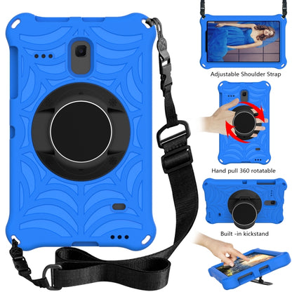 For Samsung Galaxy Tab A 8.0 2018 SM-T387W / SM-T387V & Tab A 8.0 SM-T385 / T380 & Tab 4 T330 & Tab E 8.0 T377 Spider King EVA Protective Case with Adjustable Shoulder Strap & Holder(Blue) - Other Galaxy Tab PC by buy2fix | Online Shopping UK | buy2fix