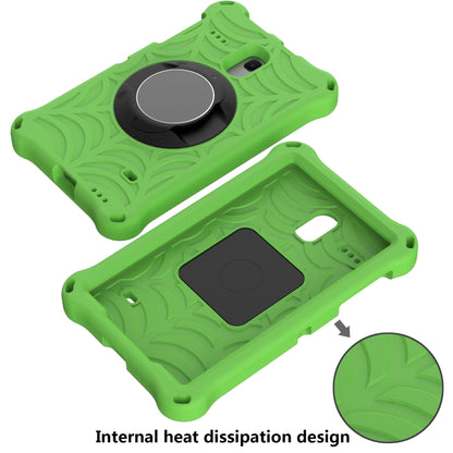 For Samsung Galaxy Tab A 8.0 2018 SM-T387W / SM-T387V & Tab A 8.0 SM-T385 / T380 & Tab 4 T330 & Tab E 8.0 T377 Spider King EVA Protective Case with Adjustable Shoulder Strap & Holder(Green) - Other Galaxy Tab PC by buy2fix | Online Shopping UK | buy2fix