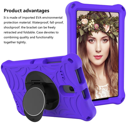 For Samsung Galaxy Tab A 8.0 2018 SM-T387W / SM-T387V & Tab A 8.0 SM-T385 / T380 & Tab 4 T330 & Tab E 8.0 T377 Spider King EVA Protective Case with Adjustable Shoulder Strap & Holder(Purple) - Other Galaxy Tab PC by buy2fix | Online Shopping UK | buy2fix