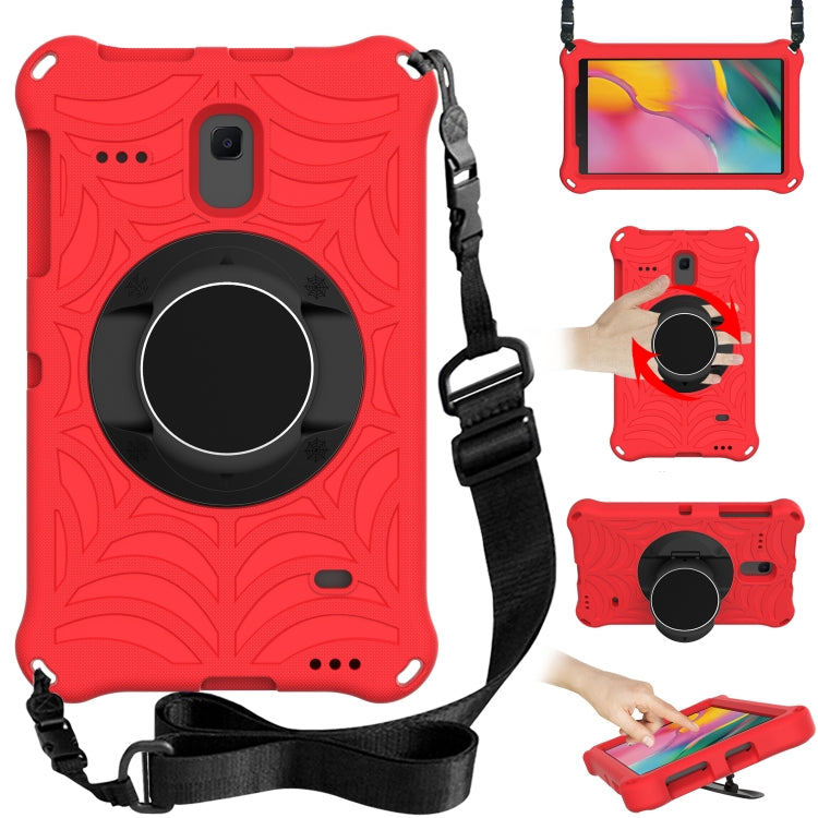 For Samsung Galaxy Tab A 8.0 2018 SM-T387W / SM-T387V & Tab A 8.0 SM-T385 / T380 & Tab 4 T330 & Tab E 8.0 T377 Spider King EVA Protective Case with Adjustable Shoulder Strap & Holder(Red) - Other Galaxy Tab PC by buy2fix | Online Shopping UK | buy2fix
