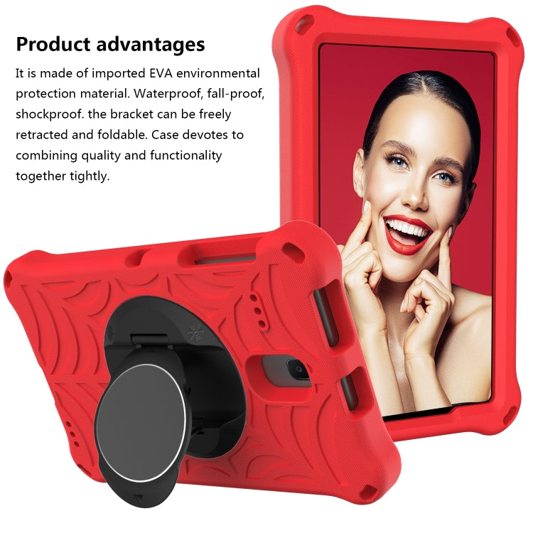 For Samsung Galaxy Tab A 8.0 2018 SM-T387W / SM-T387V & Tab A 8.0 SM-T385 / T380 & Tab 4 T330 & Tab E 8.0 T377 Spider King EVA Protective Case with Adjustable Shoulder Strap & Holder(Red) - Other Galaxy Tab PC by buy2fix | Online Shopping UK | buy2fix