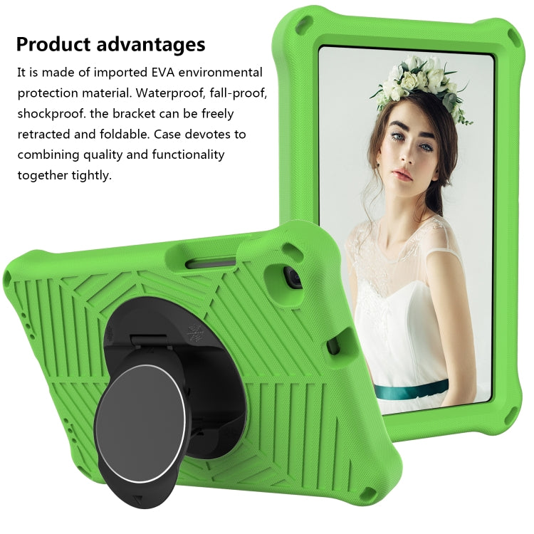 For Samsung Galaxy Tab A 8.0 2019 SM-T290 / SM-T295 Spider King EVA Protective Case with Adjustable Shoulder Strap & Holder(Green) - Other Galaxy Tab PC by buy2fix | Online Shopping UK | buy2fix