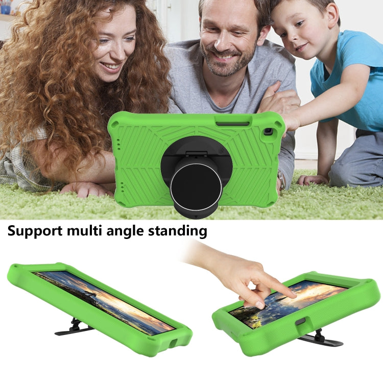For Samsung Galaxy Tab A 8.0 2019 SM-T290 / SM-T295 Spider King EVA Protective Case with Adjustable Shoulder Strap & Holder(Green) - Other Galaxy Tab PC by buy2fix | Online Shopping UK | buy2fix