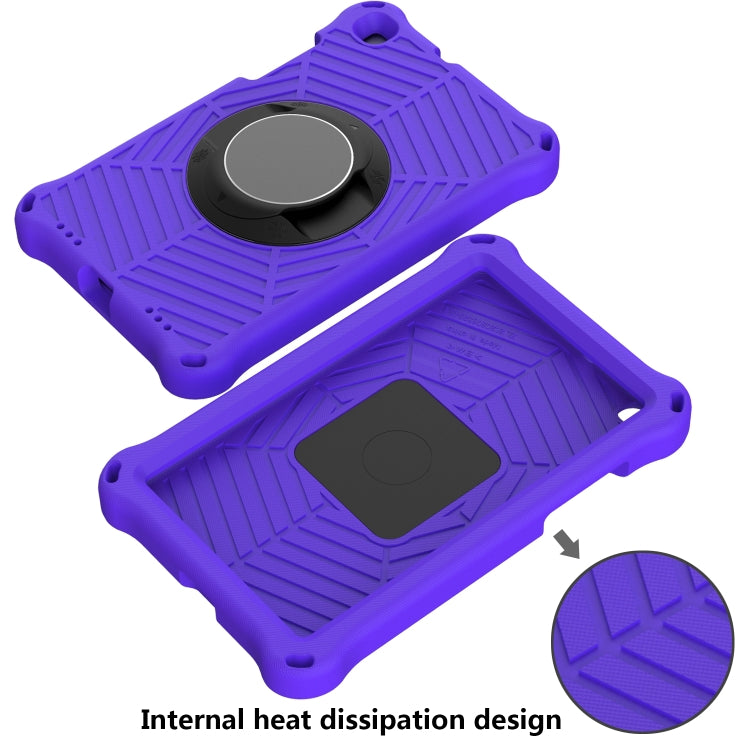 For Samsung Galaxy Tab A 8.0 2019 SM-T290 / SM-T295 Spider King EVA Protective Case with Adjustable Shoulder Strap & Holder(Purple) - Other Galaxy Tab PC by buy2fix | Online Shopping UK | buy2fix