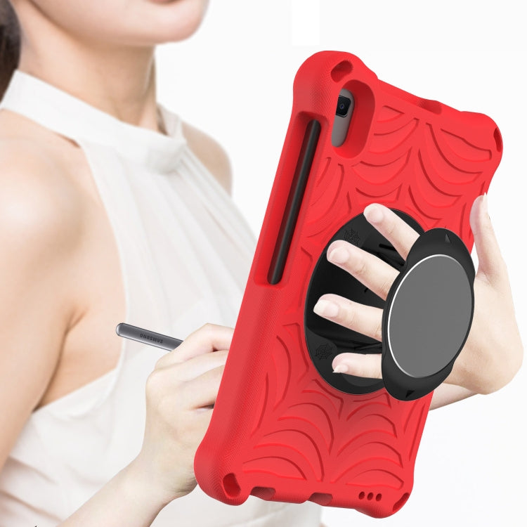 For Samsung Galaxy Tab A 8.4 2020 SM-T307U Spider King EVA Protective Case with Adjustable Shoulder Strap & Holder(Red) - Tab A 8.4 (2020) by buy2fix | Online Shopping UK | buy2fix