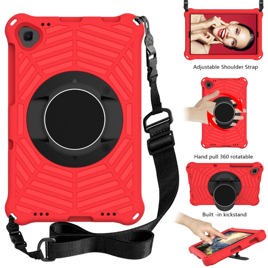 For Samsung Galaxy Tab A 10.1 2019 SM-T515 / SM-T510 & Lenovo Tab M10 FHD Plus 2nd Gen 10.3 inch TB-X606 Spider King EVA Protective Case with Adjustable Shoulder Strap & Holder(Red) - Tab A 10.1 (2019) T510 / T515 by buy2fix | Online Shopping UK | buy2fix