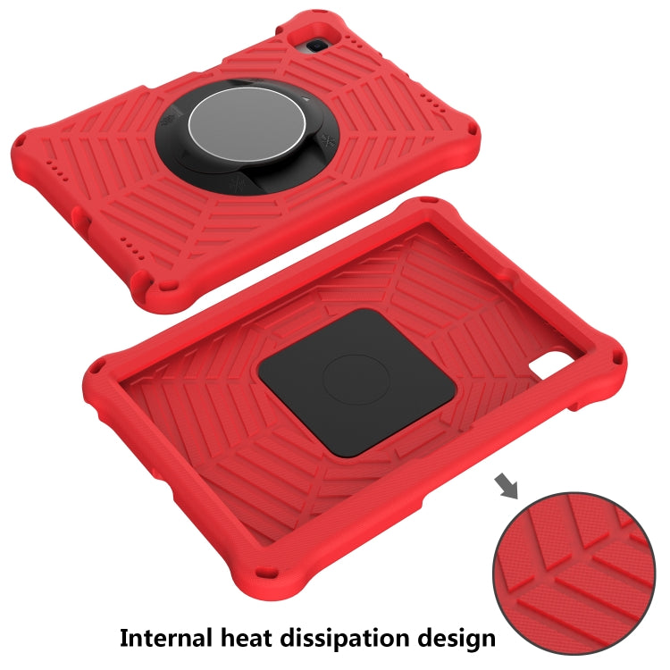 For Samsung Galaxy Tab A 10.1 2019 SM-T515 / SM-T510 & Lenovo Tab M10 FHD Plus 2nd Gen 10.3 inch TB-X606 Spider King EVA Protective Case with Adjustable Shoulder Strap & Holder(Red) - Tab A 10.1 (2019) T510 / T515 by buy2fix | Online Shopping UK | buy2fix