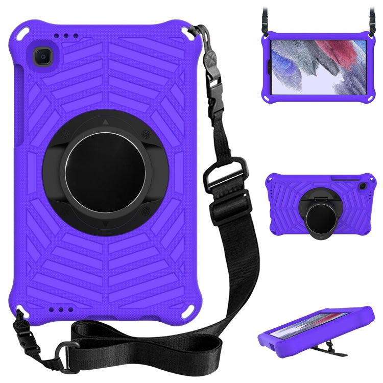 For Samsung Galaxy Tab A7 Lite 8.7 SM-T220 / SM-T225 Spider King EVA Protective Case with Adjustable Shoulder Strap & Holder(Purple) - Tab A7 Lite T220 / T225 by buy2fix | Online Shopping UK | buy2fix