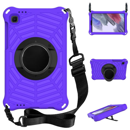For Samsung Galaxy Tab A7 Lite 8.7 SM-T220 / SM-T225 Spider King EVA Protective Case with Adjustable Shoulder Strap & Holder(Purple) - Tab A7 Lite T220 / T225 by buy2fix | Online Shopping UK | buy2fix