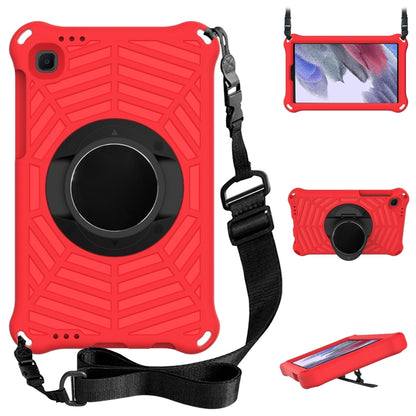 For Samsung Galaxy Tab A7 Lite 8.7 SM-T220 / SM-T225 Spider King EVA Protective Case with Adjustable Shoulder Strap & Holder(Red) - Tab A7 Lite T220 / T225 by buy2fix | Online Shopping UK | buy2fix