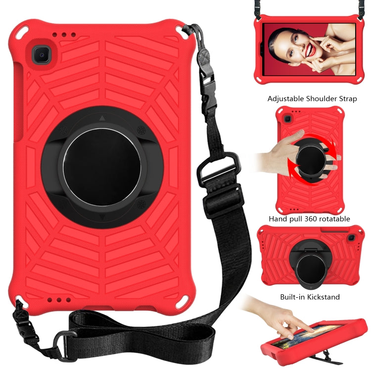 For Samsung Galaxy Tab A7 Lite 8.7 SM-T220 / SM-T225 Spider King EVA Protective Case with Adjustable Shoulder Strap & Holder(Red) - Tab A7 Lite T220 / T225 by buy2fix | Online Shopping UK | buy2fix