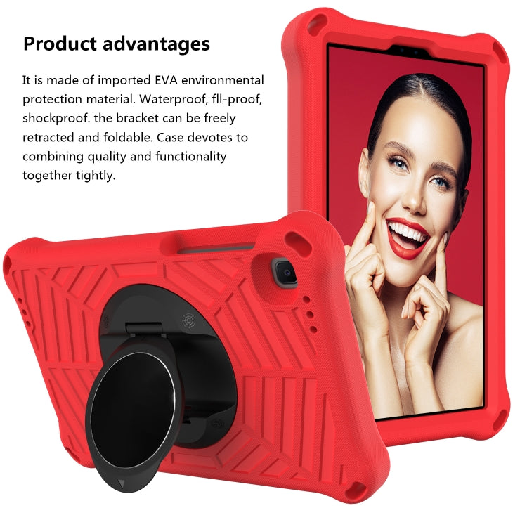For Samsung Galaxy Tab A7 Lite 8.7 SM-T220 / SM-T225 Spider King EVA Protective Case with Adjustable Shoulder Strap & Holder(Red) - Tab A7 Lite T220 / T225 by buy2fix | Online Shopping UK | buy2fix