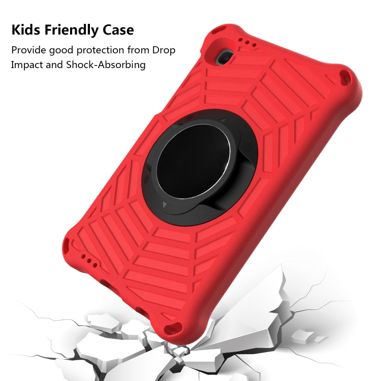 For Samsung Galaxy Tab A7 Lite 8.7 SM-T220 / SM-T225 Spider King EVA Protective Case with Adjustable Shoulder Strap & Holder(Red) - Tab A7 Lite T220 / T225 by buy2fix | Online Shopping UK | buy2fix