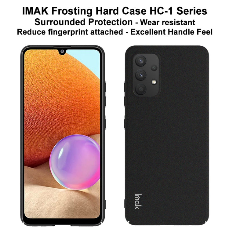 For Samsung Galaxy A32 4G EU Version IMAK HC-1 Series Frosted Hard Case(Black) by imak