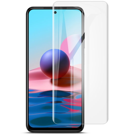 For Xiaomi Redmi Note 10 5G / 4G 2 PCS IMAK Curved Full Screen Hydrogel Film Front Protector