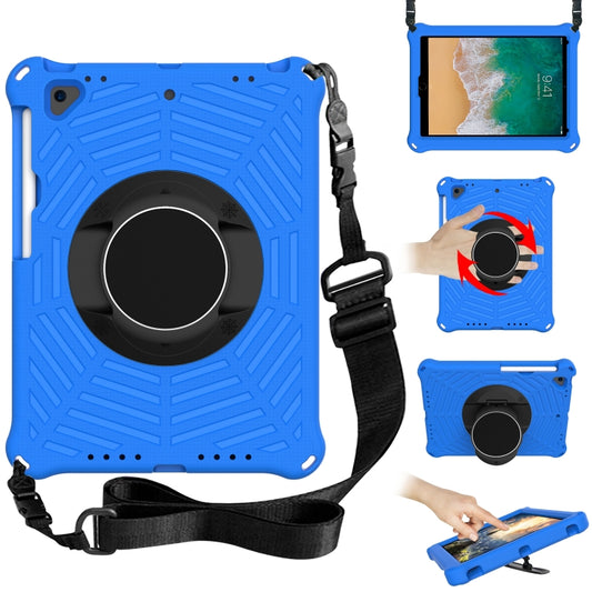 Spider King EVA Protective Case with Adjustable Shoulder Strap & Holder & Pen Slot For iPad 9.7 2018 & 2017 / Pro 9.7 / Air 2 / Air(Blue) - iPad 9.7 (2018) & (2017) Cases by buy2fix | Online Shopping UK | buy2fix
