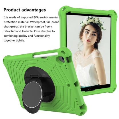 For iPad 10.2 2021 / 2020 / 2019 Spider King EVA Protective Case with Adjustable Shoulder Strap & Holder & Pen Slot(Green) - iPad 10.2 Cases by buy2fix | Online Shopping UK | buy2fix