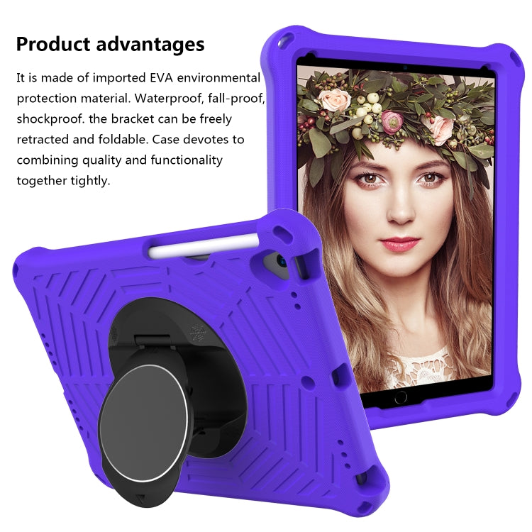 Spider King EVA Protective Case with Adjustable Shoulder Strap & Holder & Pen Slot For iPad Pro 10.5 inch 2017 / Air 3 10.5 inch(Purple) - iPad Pro 10.5 inch Cases by buy2fix | Online Shopping UK | buy2fix