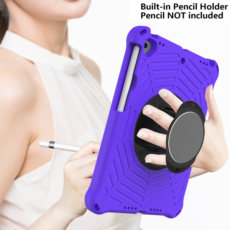 Spider King EVA Protective Case with Adjustable Shoulder Strap & Holder & Pen Slot For iPad Pro 10.5 inch 2017 / Air 3 10.5 inch(Purple) - iPad Pro 10.5 inch Cases by buy2fix | Online Shopping UK | buy2fix